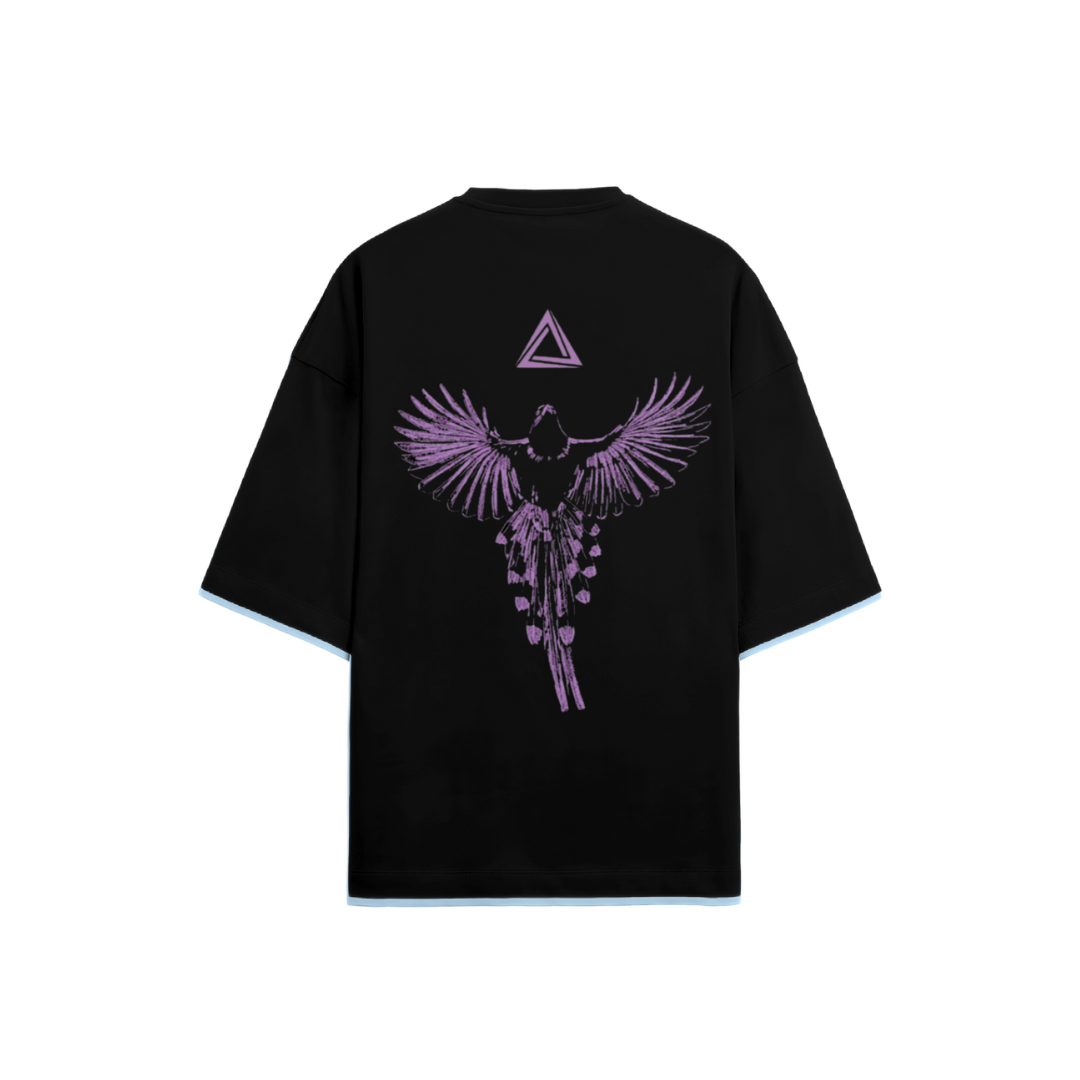 VIOLET SHADOW OVERSIZED TSHIRT