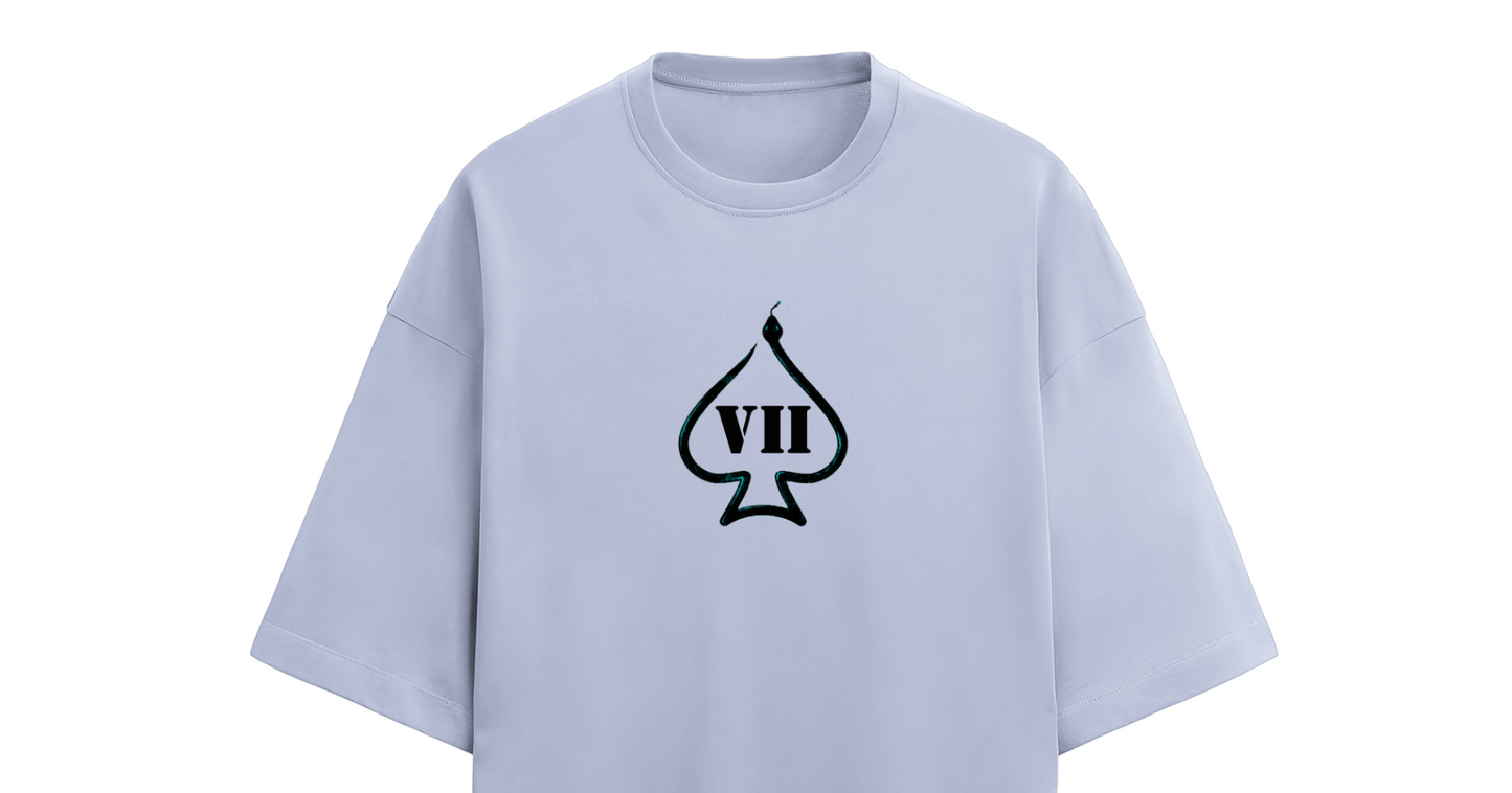 LAVENDER OVERSIZED T-SHIRT - Seven Of Spades x