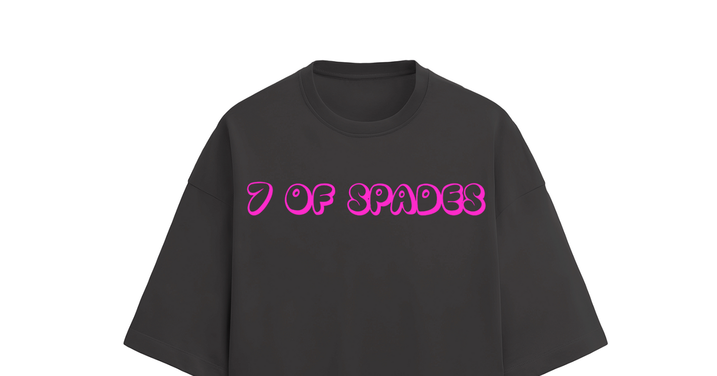 STACK OVER SNACKS OVERSIZED T-SHIRT - Seven Of Spades x