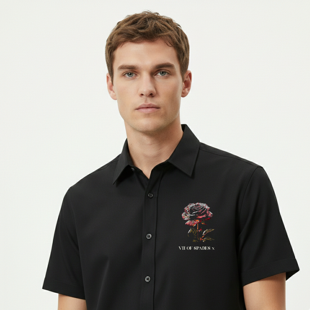 BLACK ROSE SHIRT