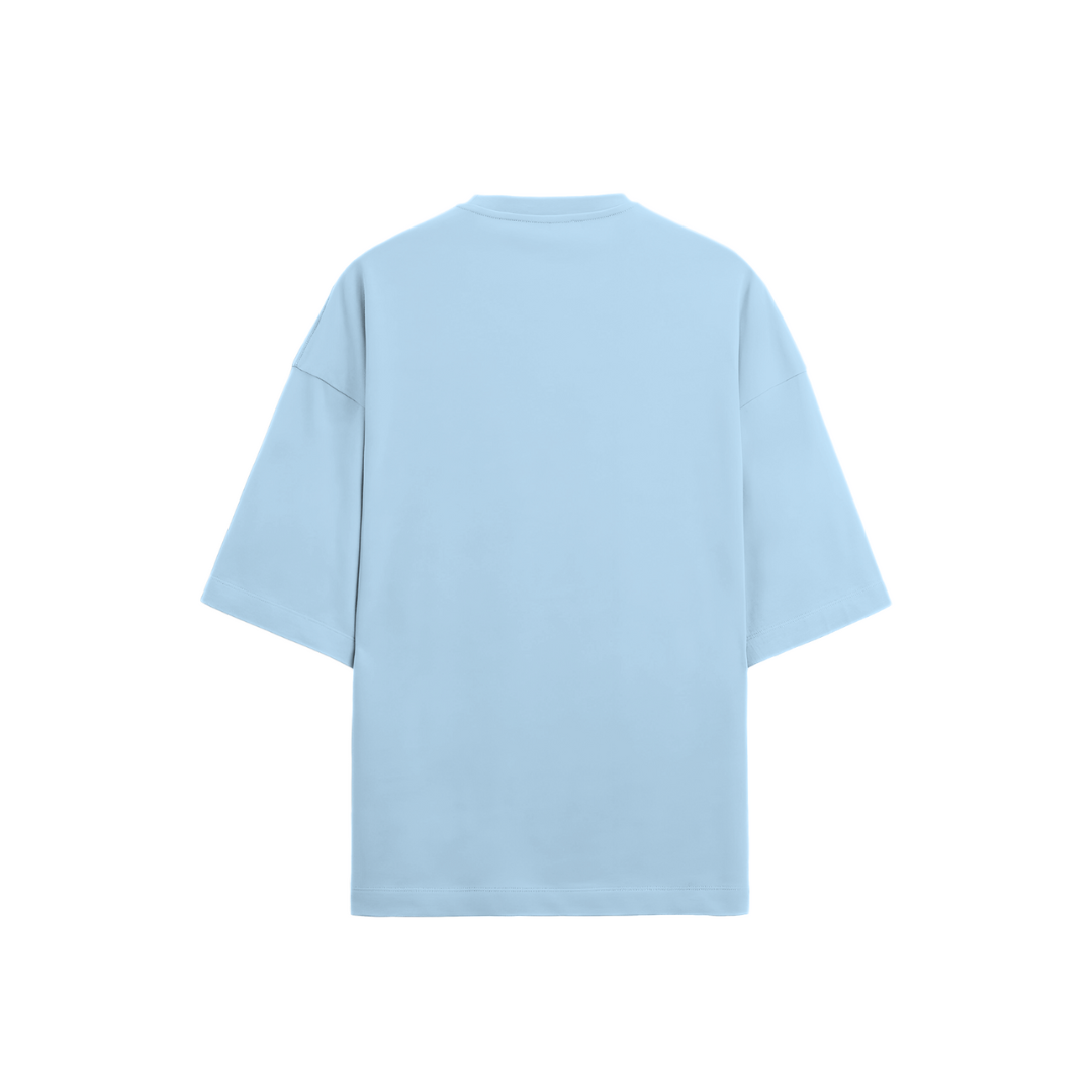 AQUA BLUE OVERSIZED TSHIRT