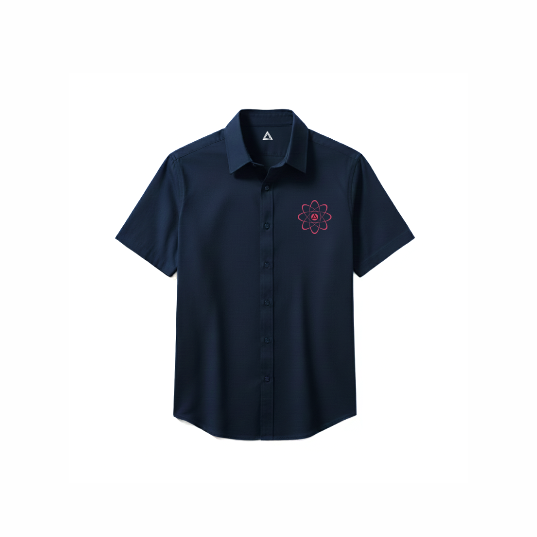 NAVY BLUE ATOM SHIRT