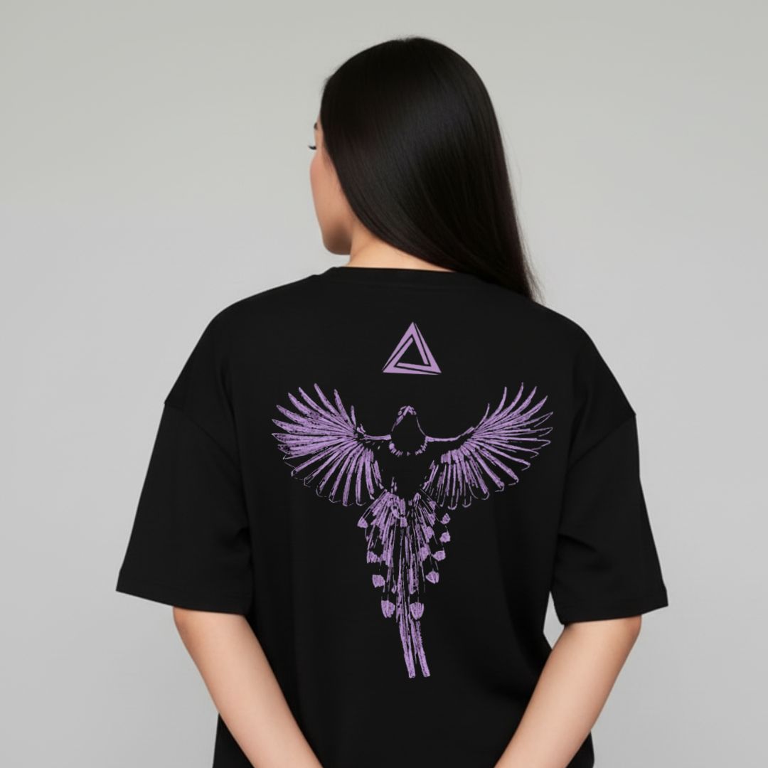 VIOLET SHADOW OVERSIZED TSHIRT