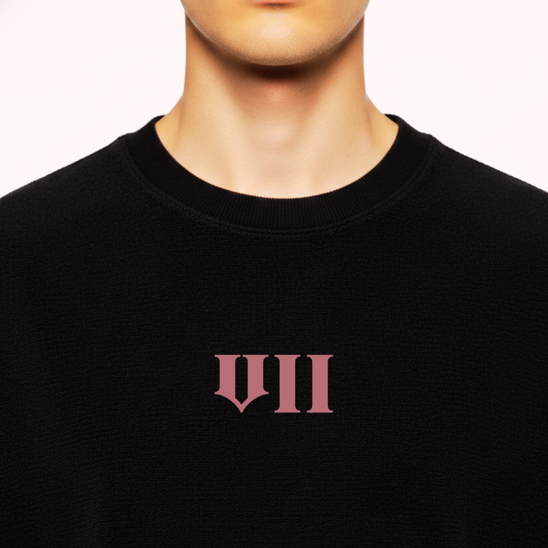 MIDNIGHT BLACK OVERSIZED T-SHIRT