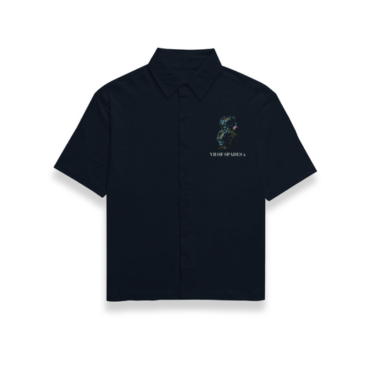 NAVY BLUE SHIRT - Seven Of Spades x