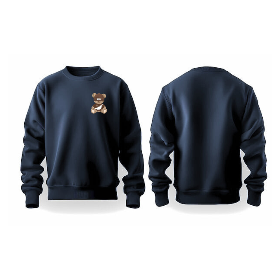 NAVY BLUE TEDDY SWEATSHIRT (unisex) - Seven Of Spades x