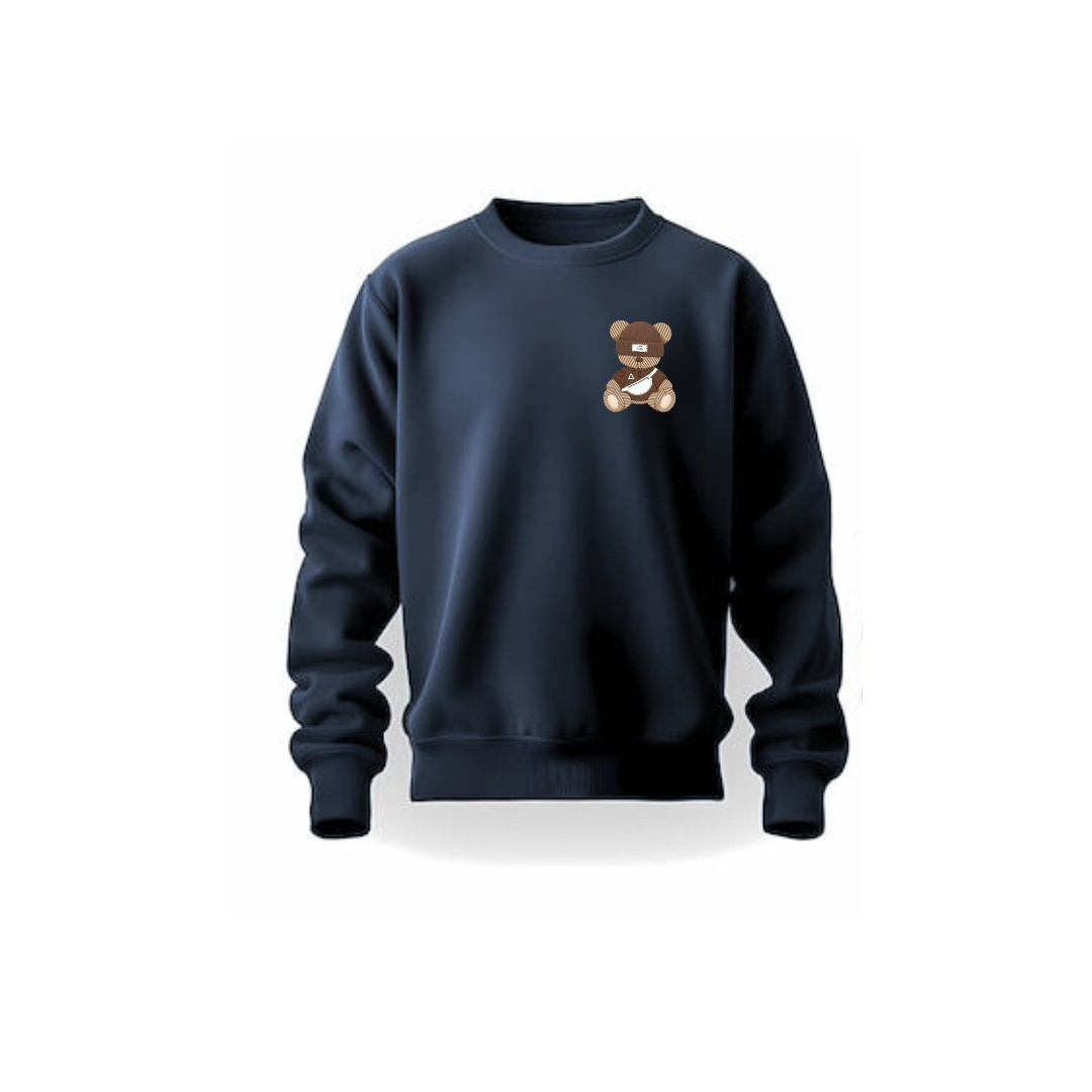NAVY BLUE TEDDY SWEATSHIRT (unisex) - Seven Of Spades x